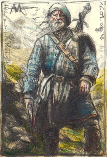 Highlander with Broadsword