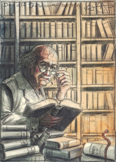 The old bookworm