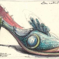 A small nautic shoe