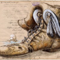 The old boots of seven miles