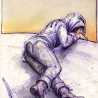 View over the rin of plate