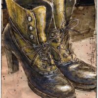 A suffragette shoes