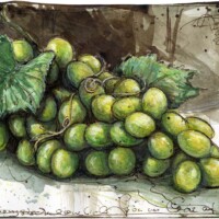 The dionysian completely green with avarice for blue