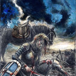 Jeanne d`Arc after the battle of Jargeau Jeanne d`Arc after the battle of Jargeau