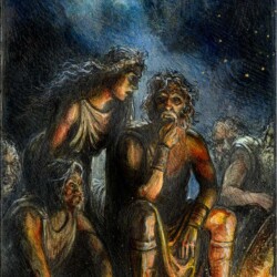 Athene and Odysseus: The vision of a wodden horse Athene and Odysseus: The vision of a wodden horse