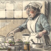 The cooking Lady II.